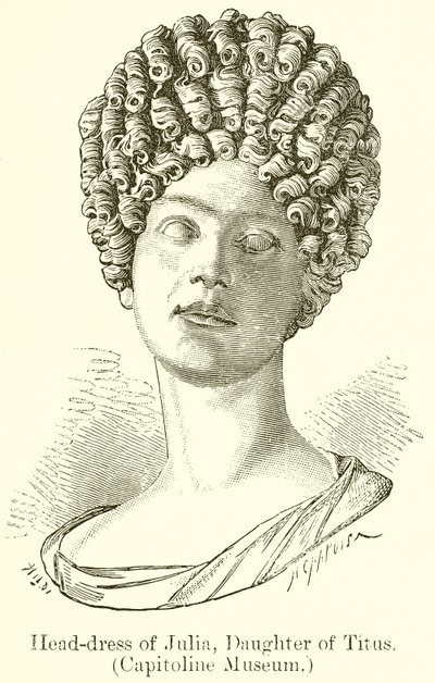 Acconciatura di Giulia, figlia di Tito (Museo Capitolino) da English School