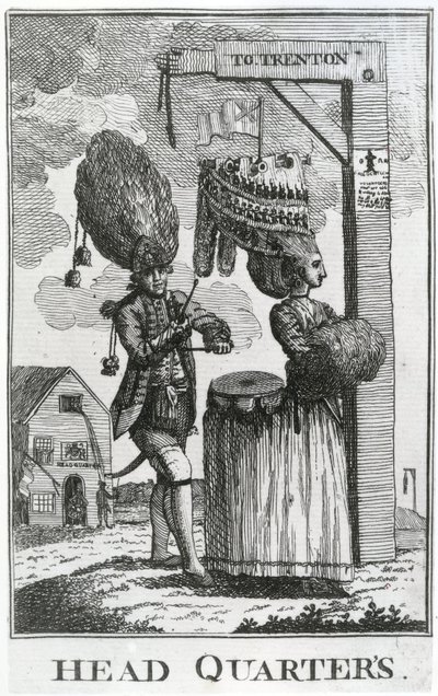 Quartier generale, 1777 da English School