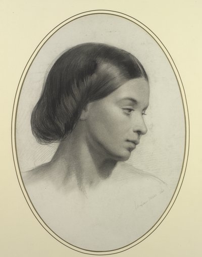 Testa di ragazza, 1860 da English School