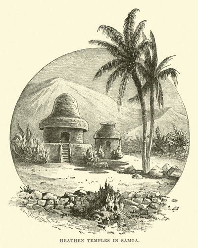 Templi pagani a Samoa da English School