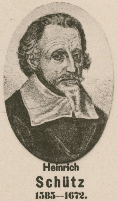 Heinrich Schütz (incisione) da English School