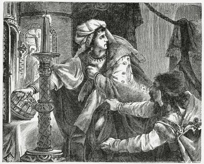 Helene Kottanerin ruba la corona di Santo Stefano nel 1440, 1882 da English School