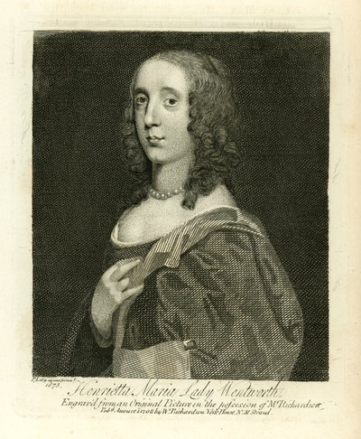 Henrietta Maria, Lady Wentworth da English School