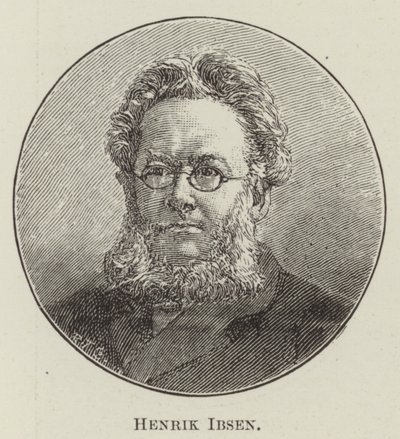 Henrik Ibsen (incisione) da English School