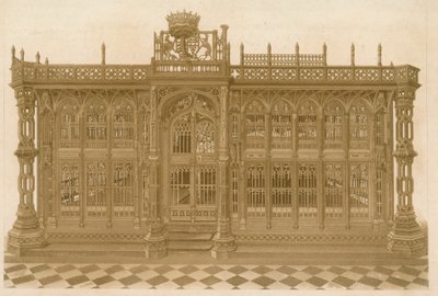 Cappella di Enrico VII, Abbazia di Westminster, Londra da English School