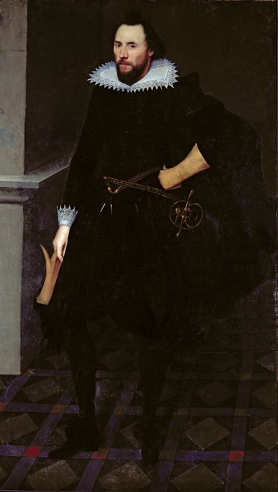 Henry Huddleston (c.1574-1657), c.1610-15 da English School