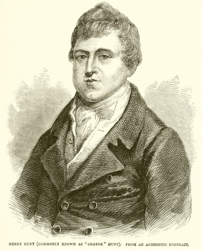Henry Hunt (Conosciuto come Orator Hunt) da English School