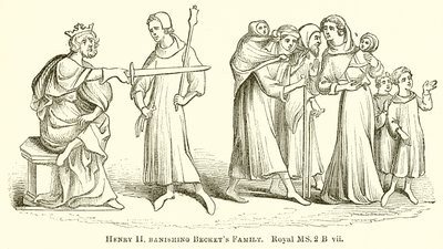 Enrico II bandisce la famiglia di Becket da English School