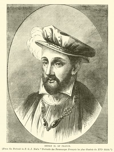 Enrico II di Francia da English School