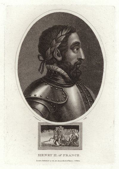 Enrico II di Francia da English School