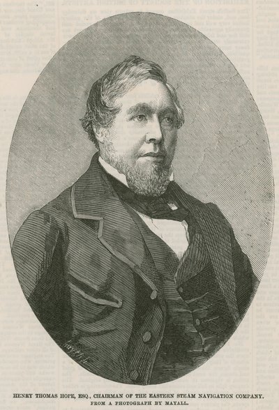 Henry Thomas Hope, presidente della Eastern Steam Navigation Company da English School