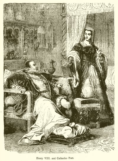 Enrico VIII e Caterina Parr da English School