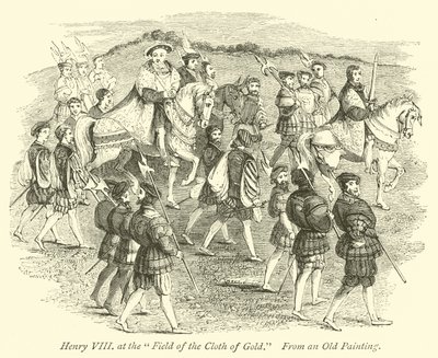 Enrico VIII al Campo del Drappo d