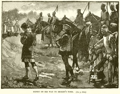 Enrico sulla strada per la tomba di Becket da English School