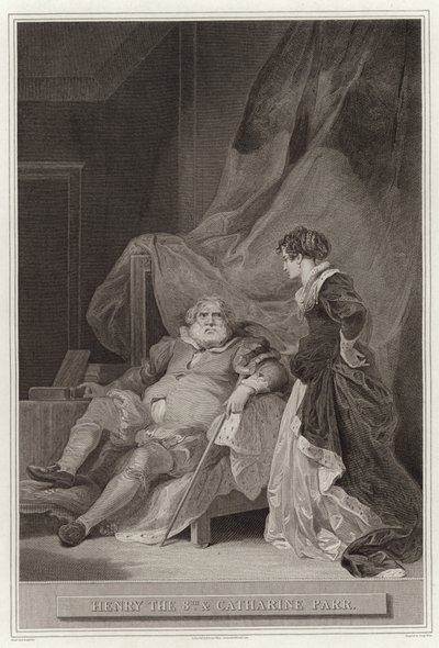 Enrico VIII e Caterina Parr da English School