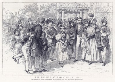 Sua Maestà a Brighton nel 1832 da English School