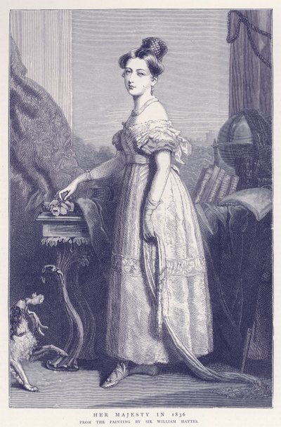 Sua Maestà nel 1836 da English School