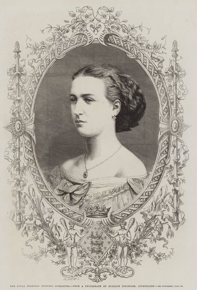 Sua Altezza Reale Principessa Alexandra (incisione) da English School