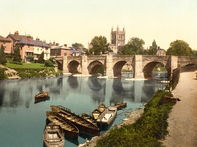 Cattedrale di Hereford e Ponte Wyl da English School