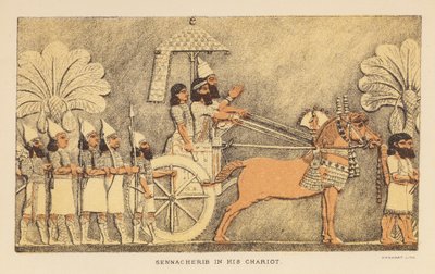 Erodoto: Sennacherib nel suo carro da English School