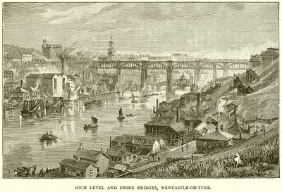 Ponti ad alto livello e girevoli, Newcastle-on-Tyne da English School
