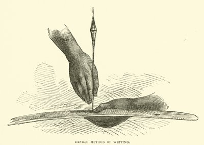 Metodo di scrittura indù da English School