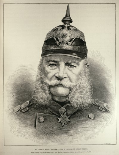 Sua Maestà Imperiale Guglielmo I, Re di Prussia e Imperatore Tedesco da English School
