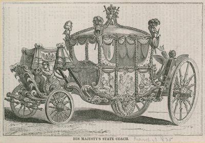 La carrozza di stato di Sua Maestà da English School