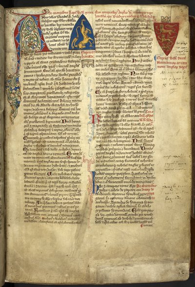 Historia Anglorum. Matthew Paris. Inghilterra (St Albans) da English School