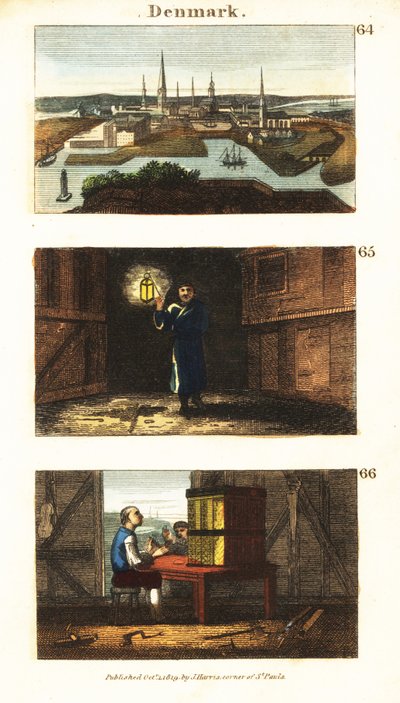 Vedute storiche della Danimarca da English School