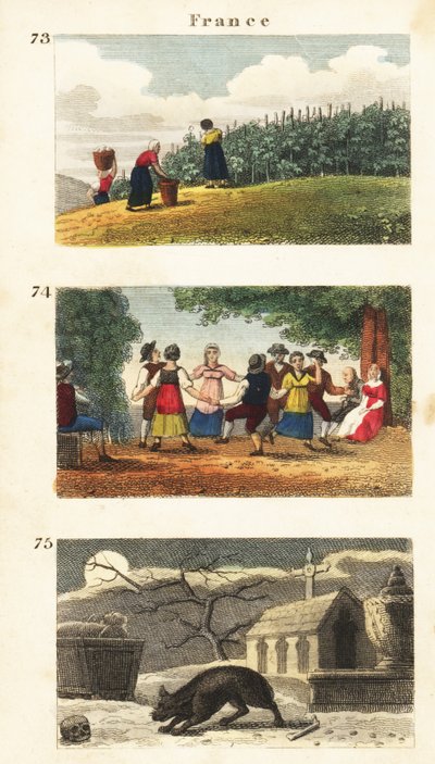 Vedute storiche della Francia da English School