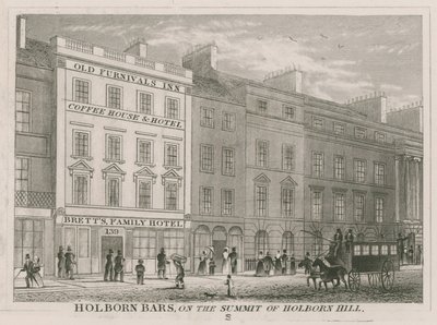 Holborn Bars, sulla sommità di Holborn Hill da English School