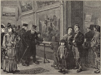 Gente in vacanza alla National Gallery da English School