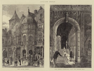 Holland House (incisione) da English School