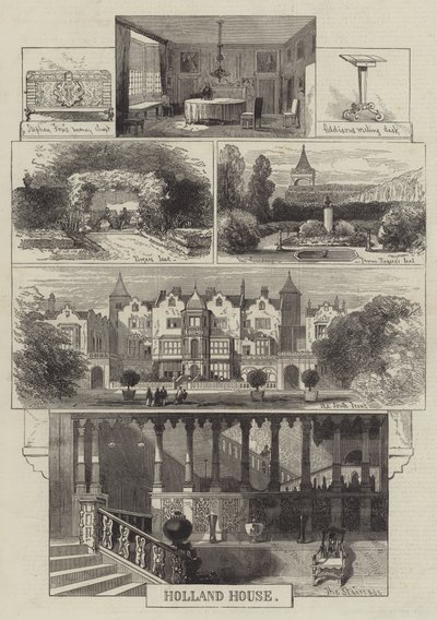 Holland House (incisione) da English School