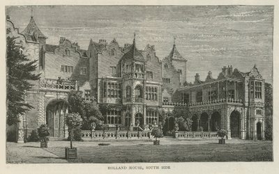 Holland House, lato sud da English School