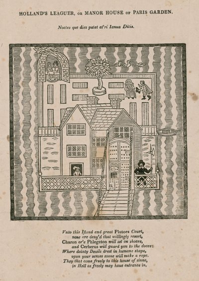 Hollands Leaguer o Manor House di Paris Garden, Londra da English School