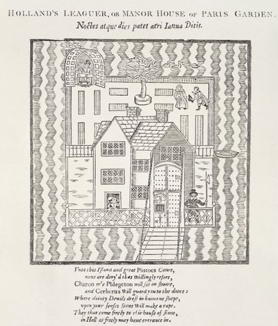Hollands Leaguer, o Manor House, di Paris Garden, Southwark, Londra da English School