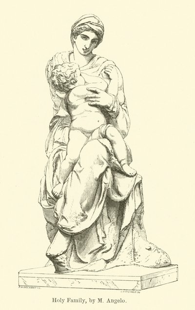 Sacra Famiglia, di M Angelo da English School
