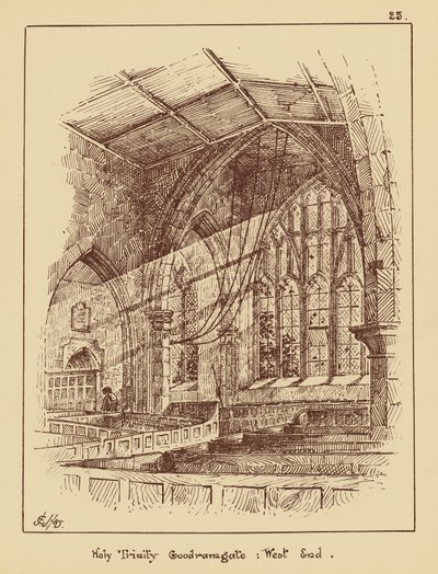 Santissima Trinità Goodramgate, West End da English School