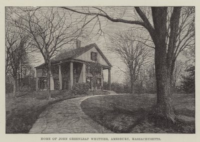 Casa di John Greenleaf Whittier, Amesbury, Massachusetts da English School
