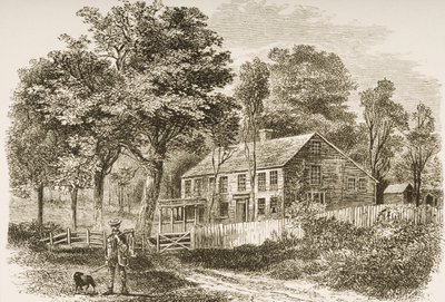 Casa dello storico William H. Prescott, Pepperill, vicino a Boston, c.1870, da 