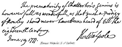 Horace Walpole (Conte di Oxford) da English School