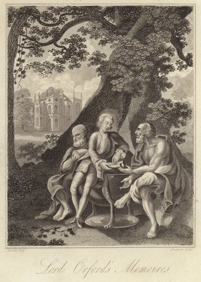 Horace Walpole, storico, autore e politico inglese (incisione) da English School