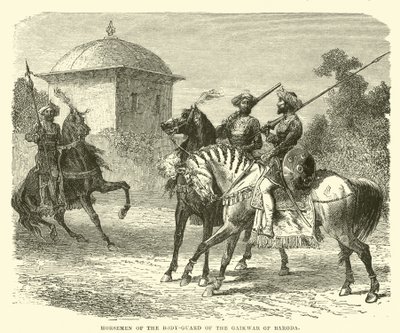 Cavalieri della guardia del corpo del Gaikwar di Baroda da English School