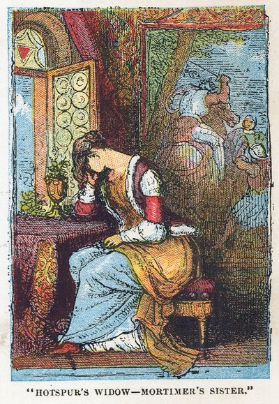 Vedova di Hotspur, sorella di Mortimer da English School