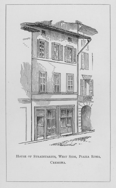 Casa di Stradivari, lato ovest, Piazza Roma, Cremona da English School