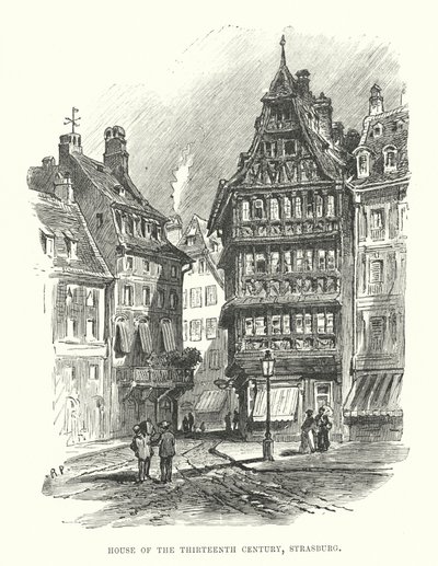 Casa del tredicesimo secolo, Strasburgo da English School