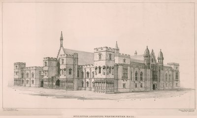 Case del Parlamento: Edifici adiacenti alla Westminster Hall da English School