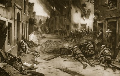Come gli italiani hanno cacciato gli austriaci da Asiago in fiamme nel giugno 1916 e hanno fermato la loro spinta verso le pianure venete, 1914-19 da English School
